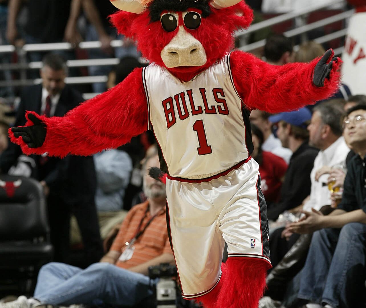 Benny the Bull of the Chicago Bulls at the United Center