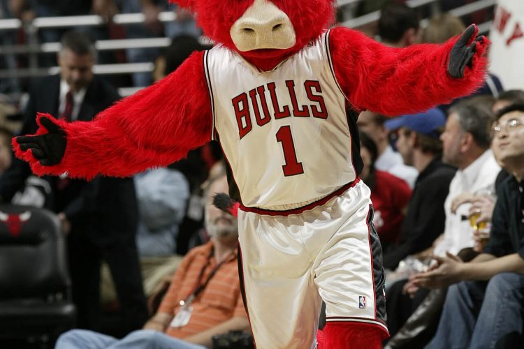 Benny the Bull of the Chicago Bulls at the United Center