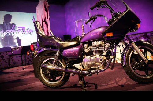 Purple Rain exhibit at Prince's Paisley Park in Chanhassen Purple Rain exhibit at Paisley Park in Chanhassen
