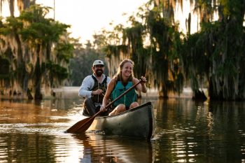 Canoeing in Lake Martin Louisiana
