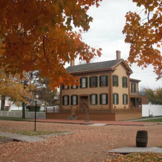 Abraham Lincoln home Springfield Illinois