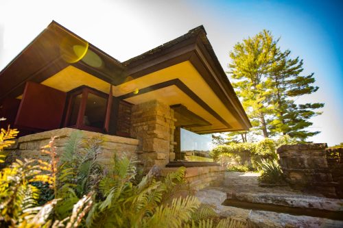 Frank Lloyd Wright's Taliesin estate in Spring Green Frank Lloyd Wright's Taliesin estate in Spring Green